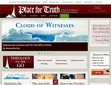 Tablet Screenshot of placefortruth.org